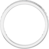 14K Gold Square Lab-Grown Diamond Channel-Set Anniversary Band – 1.5x1.5 mm Stones - White Gold - view 2
