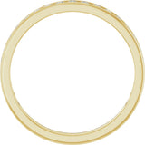 10K Gold Round Natural Diamond Channel-Set Anniversary Band – 3/4 CTW - Yellow Gold - view 2