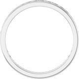 10K Gold Round Natural Diamond Channel-Set Anniversary Band – 1/2 CTW – Sizes 4-14.5 - White Gold - view 2