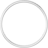 14K Gold Round Lab-Grown Diamond Channel-Set Anniversary Band – 1.5 mm Stones (1/2 CTW) - White Gold - view 2