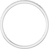 10K Gold Square Lab-Grown Diamond Channel-Set Anniversary Band – 1.75x1.75 mm Stones (1 1/5 CTW) - White Gold - view 2