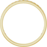 14K Gold Round Lab-Grown Diamond Channel-Set Anniversary Band – 2.25 mm Stones (1 CTW) - Yellow Gold - view 2