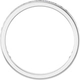 14K Gold Square Lab-Grown Diamond Channel-Set Anniversary Band – 2.25x2.25 mm Stones - White Gold - view 2