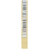 14K Gold Straight Baguette Lab-Grown Diamond Channel-Set Anniversary Band – 3x1.5 mm Stones (1 3/8–1 1/2 CTW) - Yellow Gold - view 4