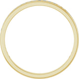 14K Gold Square Lab-Grown Diamond Channel-Set Anniversary Band – 1.5x1.5 mm Stones (3/4 CTW) - Yellow Gold - view 2