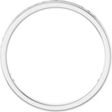 14K Gold Square Natural Diamond Channel-Set Anniversary Band – 1.75x1.75 mm Stones - White Gold - view 2