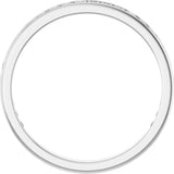 14K Gold Square Lab-Grown Diamond Channel-Set Anniversary Band – 2.25x2.25 mm Stones (2 CTW) - White Gold - view 2