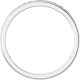 14K Gold Square Lab-Grown Diamond Channel-Set Anniversary Band – 2.25x2.25 mm Stones - White Gold - view 2