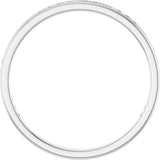 14K Gold Square Natural Diamond Channel-Set Anniversary Band – 1.5x1.5 mm Stones (3/4 CTW) - White Gold - view 2
