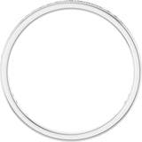 14K Gold Square Lab-Grown Diamond Channel-Set Anniversary Band – 1.5x1.5 mm Stones (3/4 CTW) - White Gold - view 2