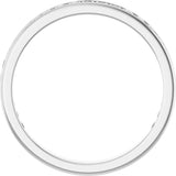 14K Gold Square Lab-Grown Diamond Channel-Set Anniversary Band – 2.25x2.25 mm Stones - White Gold - view 2