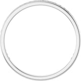 14K Gold Square Natural Diamond Channel-Set Anniversary Band – 1.75x1.75 mm Stones (1 1/5–1 1/4 CTW) - White Gold - view 2
