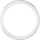 14K Gold Square Lab-Grown Diamond Channel-Set Anniversary Band – 1.5x1.5 mm Stones - White Gold - view 2