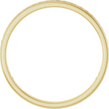 14K Gold Square Natural Diamond Channel-Set Anniversary Band – 1.75x1.75 mm Stones (1 1/5–1 1/4 CTW) - Yellow Gold - view 2