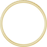 14K Gold Square Lab-Grown Diamond Channel-Set Anniversary Band – 1.5x1.5 mm Stones (3/4 CTW) - Yellow Gold - view 2