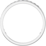 14K Gold Round Natural Diamond Channel-Set Anniversary Band – 2.5 mm Stones - White Gold - view 2