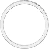 14K Gold Square Lab-Grown Diamond Channel-Set Anniversary Band – 2.25x2.25 mm Stones - White Gold - view 2