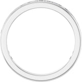 14K Gold Square Lab-Grown Diamond Channel-Set Anniversary Band – 1.75x1.75 mm Stones - White Gold - view 2