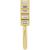 10K Gold Straight Baguette Natural Diamond Bezel-Set Anniversary Band – 1/4–5/8 CTW - Yellow Gold - view 4