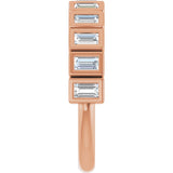 10K Gold Straight Baguette Natural Diamond Bezel-Set Anniversary Band – 1/4–5/8 CTW - Rose Gold - view 4
