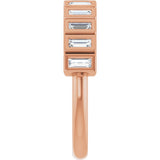 14K Gold Straight Baguette Lab-Grown Diamond Bezel-Set Anniversary Band – 1/3–9/10 CTW - Rose Gold - view 4
