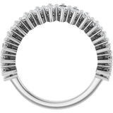 Platinum Marquise Lab-Grown Diamond Anniversary Band – 1 1/5–2 5/8 CTW - view 2