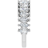 Platinum Marquise Lab-Grown Diamond Anniversary Band – 1 1/5–2 5/8 CTW - view 4
