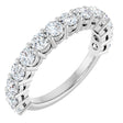 Platinum Round Lab-Grown Diamond Anniversary Band – 1/2–1 1/4 CTW