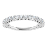 Platinum Round Lab-Grown Diamond Anniversary Band – 1/2–1 1/4 CTW - view 3