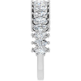 Platinum Marquise Lab-Grown Diamond Anniversary Band – 1 1/5–2 5/8 CTW - view 4