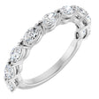 Platinum Marquise Lab-Grown Diamond Nine-Stone Anniversary Band – 5/8–1 CTW