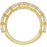 14K Gold Marquise Lab-Grown Diamond Nine-Stone Anniversary Band – 5/8–1 CTW - Yellow Gold - view 2