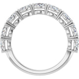 Platinum Marquise Natural Diamond Nine-Stone Anniversary Band – 5/8–1 1/6 CTW - view 2