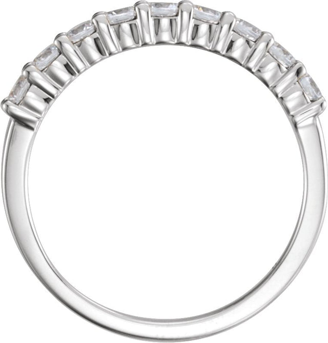 Platinum Round Lab-Grown Diamond Anniversary Band – 1/6–1 1/4 CTW - view 2