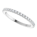 Platinum Round Lab-Grown Diamond Shared-Prong Eternity Band – 1.5 mm Stones (1/2–5/8 CTW) - view 5