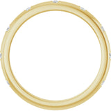 14K Gold Round Lab-Grown Diamond Anniversary Band - 1/8-06 CTW - Yellow Gold - view 2