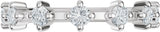 Platinum Round Natural Diamond Seven-Stone Anniversary Band – 1/2 CTW - view 3
