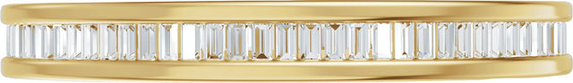 14K Gold Straight Baguette Natural Diamond Channel-Set Eternity Band – 1.4x.7 mm Stones - Yellow Gold - view 3