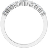 Platinum Round Lab-Grown Diamond Anniversary Band – 1/6–1 1/4 CTW - view 2