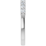 Platinum Round Lab-Grown Diamond Anniversary Band – 1/6–1 1/4 CTW - view 4