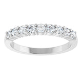 Platinum Round Lab-Grown Diamond Anniversary Band – 1/6–1 1/4 CTW - view 3