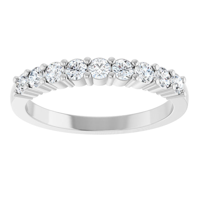 Platinum Round Lab-Grown Diamond Anniversary Band – 1/6–1 1/4 CTW - view 3