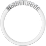 Platinum Round Lab-Grown Diamond Anniversary Band – 1/6–1 1/4 CTW - view 2