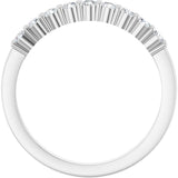 Platinum Round Lab-Grown Diamond Anniversary Band – 1/6–1 1/4 CTW - view 2