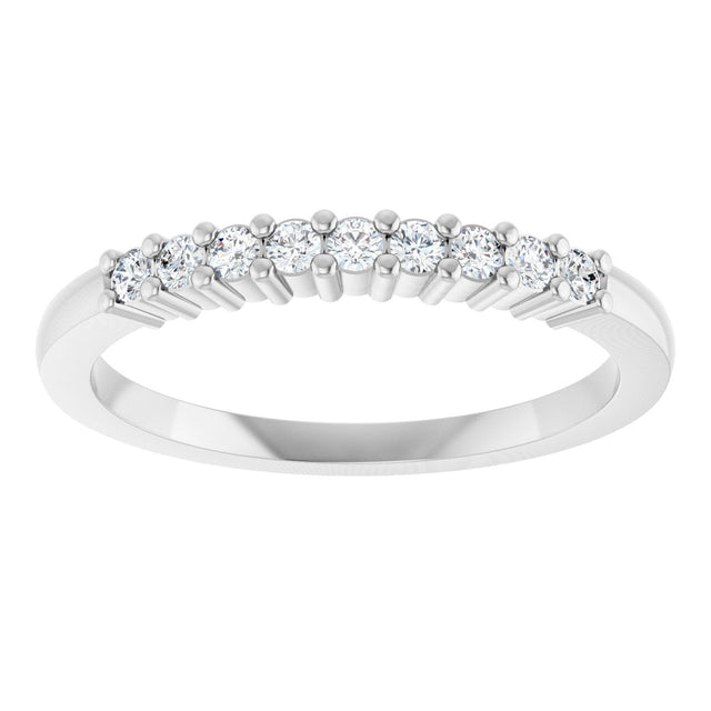 Platinum Round Lab-Grown Diamond Anniversary Band – 1/6–1 1/4 CTW - view 3