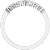 Platinum Round Lab-Grown Diamond Anniversary Band – 1/6–1 1/4 CTW - view 2