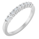 Platinum Round Lab-Grown Diamond Anniversary Band – 1/6–1 1/4 CTW