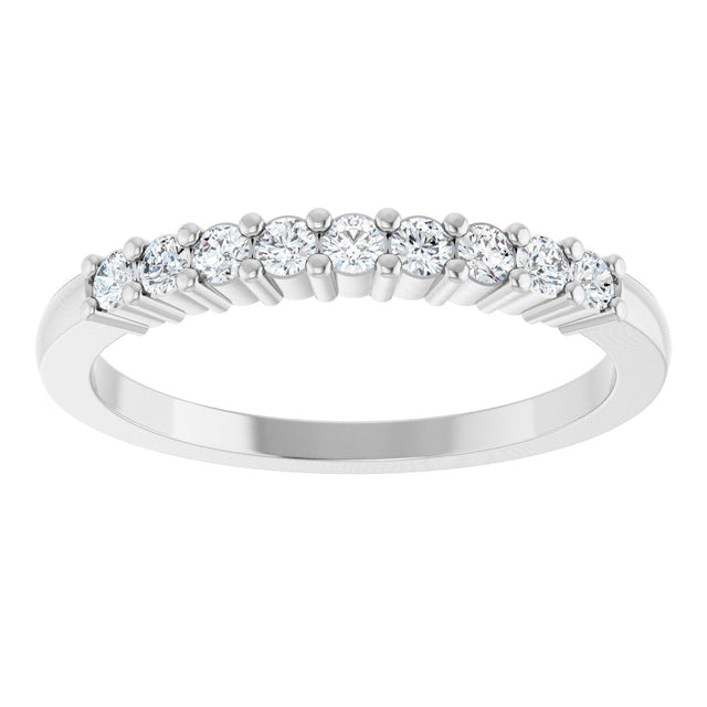Platinum Round Lab-Grown Diamond Anniversary Band – 1/6–1 1/4 CTW - view 3