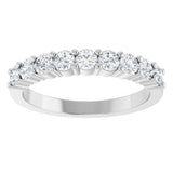Platinum Round Lab-Grown Diamond Anniversary Band – 1/6–1 1/4 CTW - view 3