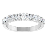 Platinum Round Lab-Grown Diamond Anniversary Band – 1/6–1 1/4 CTW - view 3
